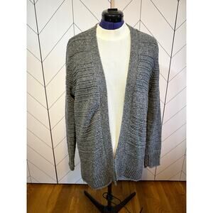 Universal Thread Women’s XL Wool Heathered Gray Long Sleeve Knit Cardigan Fall